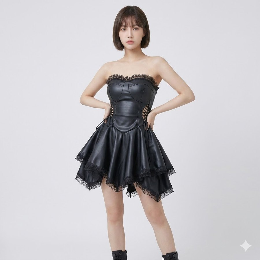AIモデル着用イメージ — ドレス